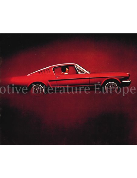1965 FORD MUSTANG BROCHURE NEDERLANDS
