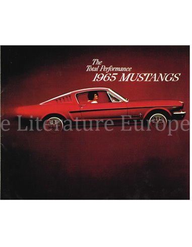 1965 FORD MUSTANG BROCHURE ENGLISH (US)
