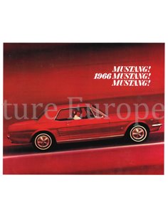 1966 FORD MUSTANG BROCHURE ENGELS (USA)