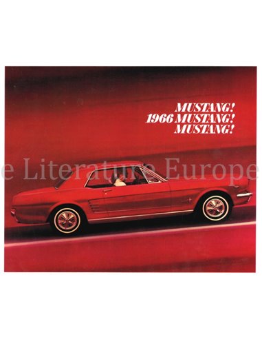 1966 FORD MUSTANG BROCHURE ENGELS (USA)