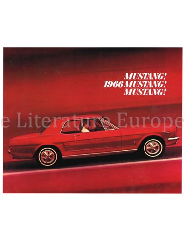1966 FORD MUSTANG BROCHURE ENGELS (USA)