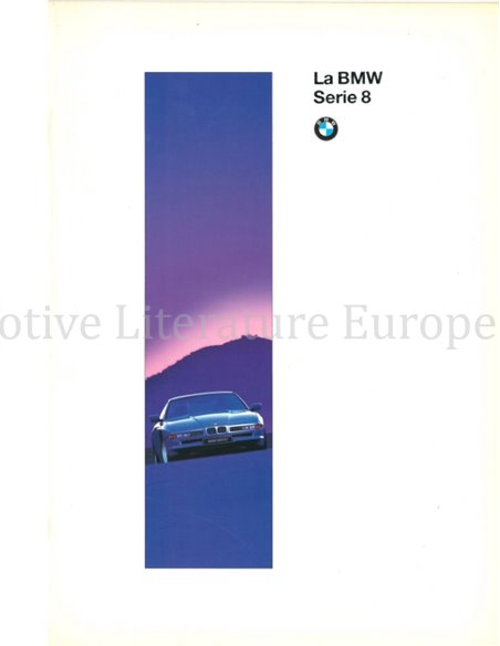 1996 BMW 8 SERIE BROCHURE FRANS