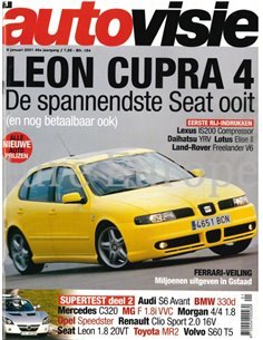 2001 AUTOVISIE MAGAZINE 01 NEDERLANDS
