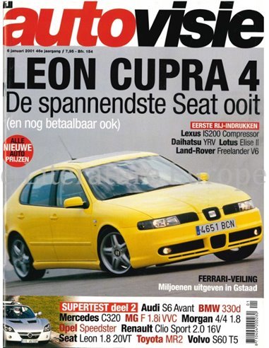 2001 AUTOVISIE MAGAZINE 01 NEDERLANDS