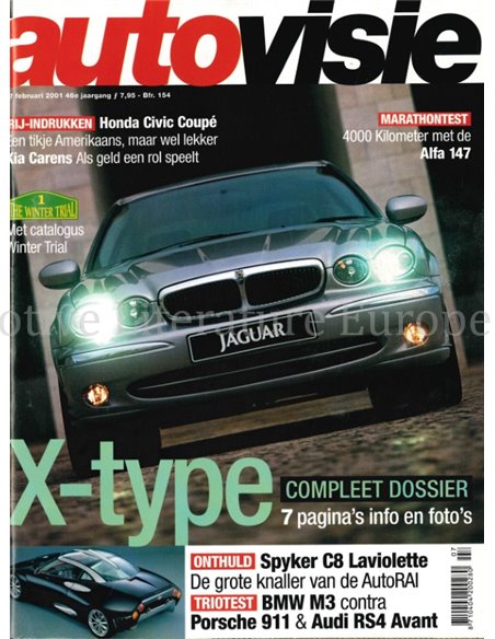 2001 AUTOVISIE MAGAZINE 04 NEDERLANDS