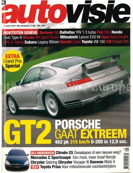 2001 AUTOVISIE MAGAZINE 05 NEDERLANDS