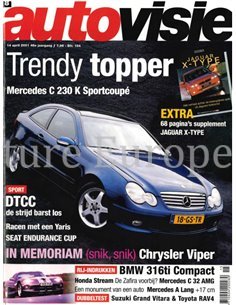 2001 AUTOVISIE MAGAZINE 08 DUTCH