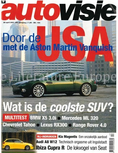 2001 AUTOVISIE MAGAZINE 09 NEDERLANDS