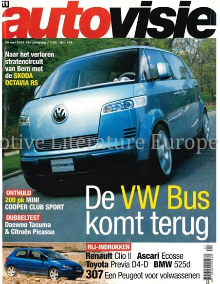 2001 AUTOVISIE MAGAZIN 11 NIEDERLÄNDISCH