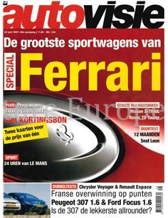 2001 AUTOVISIE MAGAZIN 13 NIEDERLÄNDISCH