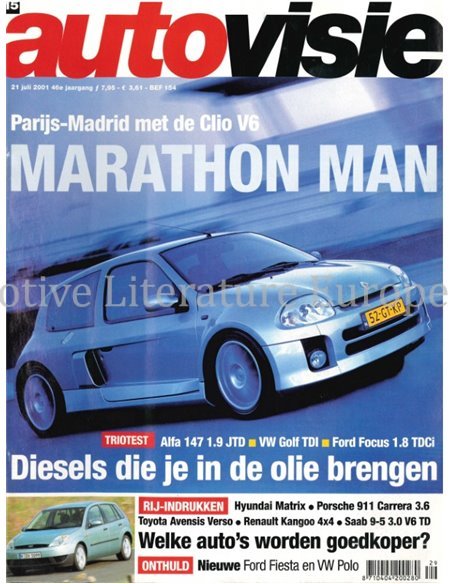 2001 AUTOVISIE MAGAZINE 15 NEDERLANDS
