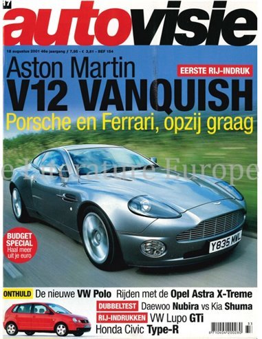2001 AUTOVISIE MAGAZINE 17 NEDERLANDS