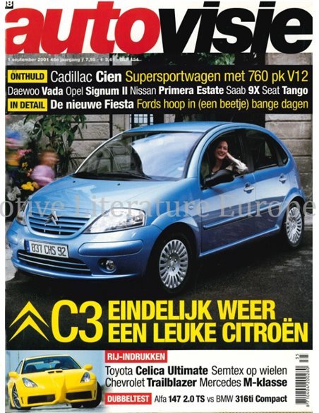 2001 AUTOVISIE MAGAZIN 18 NIEDERLÄNDISCH