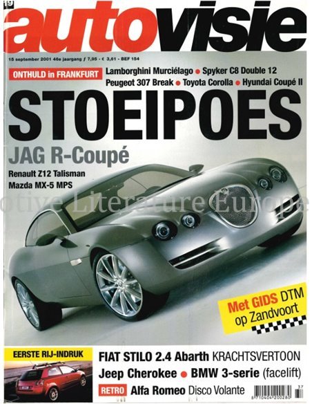 2001 AUTOVISIE MAGAZIN 19 NIEDERLÄNDISCH