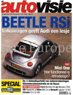 2001 AUTOVISIE MAGAZINE 20 DUTCH