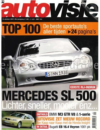 2001 AUTOVISIE MAGAZIN 21 NIEDERLÄNDISCH