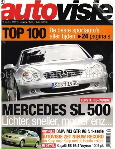 2001 AUTOVISIE MAGAZINE 21 NEDERLANDS