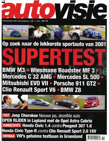 2001 AUTOVISIE MAGAZIN 26 NIEDERLÄNDISCH