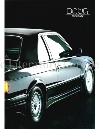 1983 BMW 3 SERIE BAUR TOPCOUPE BROCHURE DUITS