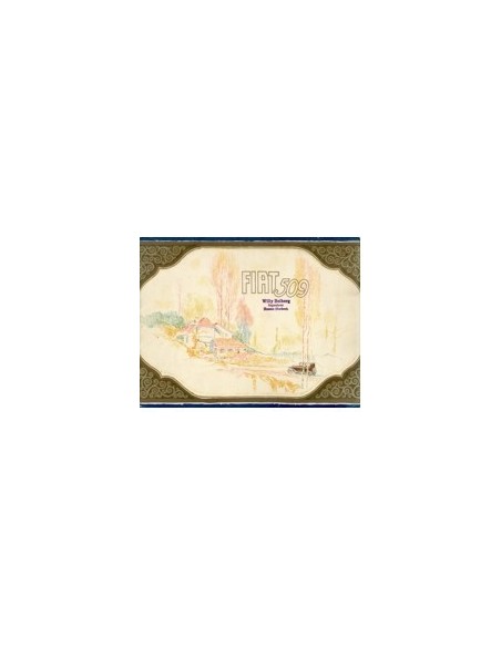 1929 FIAT 509 BROCHURE DUITS