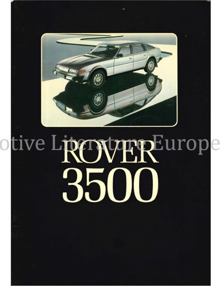 1977 ROVER 3500 BROCHURE DUTCH