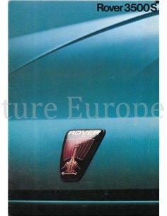 1982 ROVER 3500S BROCHURE NEDERLANDS
