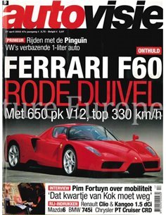 2002 AUTOVISIE MAGAZINE 09 NEDERLANDS