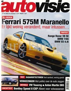 2002 AUTOVISIE MAGAZINE 10 NEDERLANDS