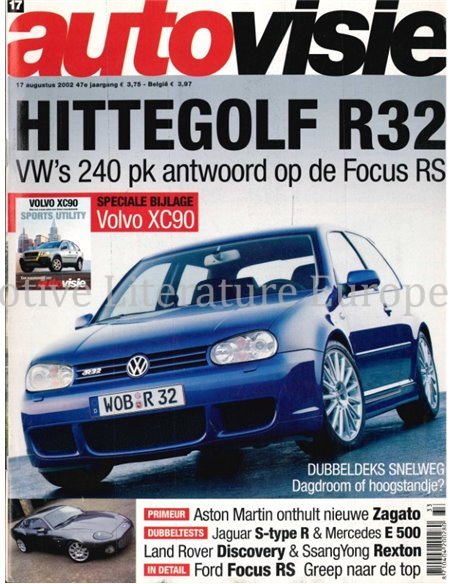 2002 AUTOVISIE MAGAZINE 16 NEDERLANDS