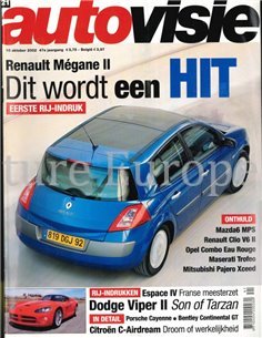 2002 AUTOVISIE MAGAZIN 21 NIEDERLÄNDISCH