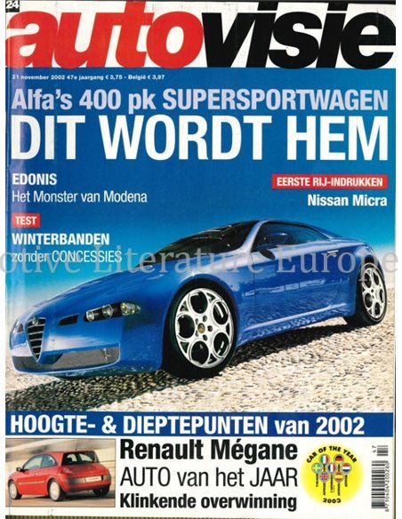 2002 AUTOVISIE MAGAZINE 24 DUTCH