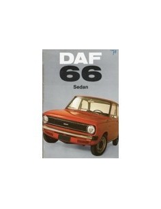 1973 DAF 66 SEDAN BROCHURE NEDERLANDS