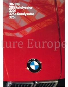 1985 BMW 3 SERIE BROCHURE DUITS