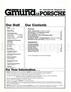 GMÜND, AN ITERNATIONAL MAGAZINE ON PORSCHE (No.12) 2