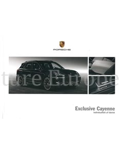 2016 PORSCHE CAYENNE EXCLUSIVE HARDBACK BROCHURE DUTCH