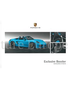 2015 PORSCHE EXCLUSIVE BOXSTER HARDCOVER BROCHURE NEDERLANDS