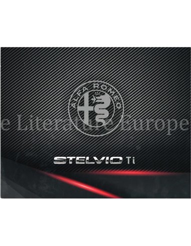 2019 ALFA ROMEO STELVIO TI BROCHURE ITALIAN