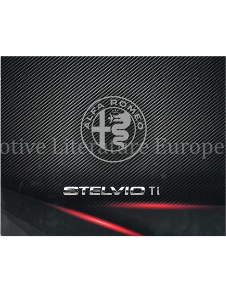 2019 ALFA ROMEO STELVIO TI BROCHURE ITALIAANS