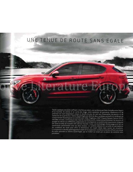 2018 ALFA ROMEO STELVIO BROCHURE ITALIAN