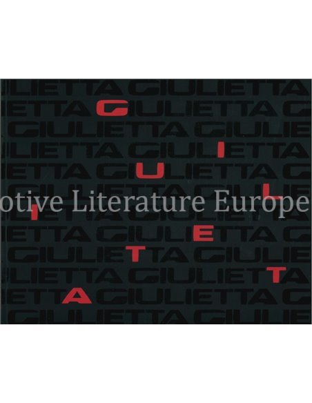 2019 ALFA ROMEO GIULIETTA BROCHURE DUITS