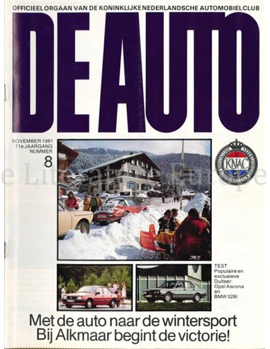1981 DE AUTO MAGAZIN 08 NIEDERLÄNDISCH