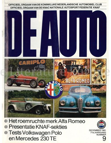 1981 DE AUTO MAGAZINE 09 NEDERLANDS