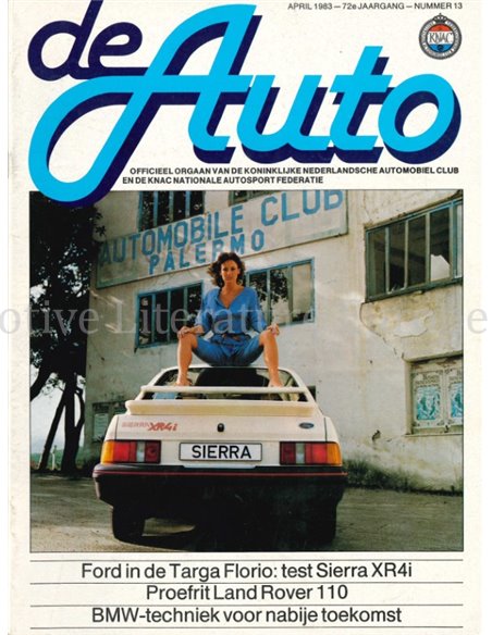 1983 DE AUTO MAGAZINE 13 NEDERLANDS