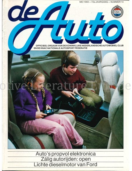 1983 DE AUTO MAGAZIN 14 NIEDERLÄNDISCH