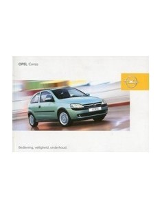 2003 OPEL CORSA INSTRUCTIEBOEKJE NEDERLANDS