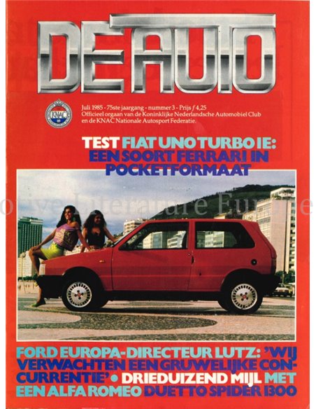 1985 DE AUTO MAGAZINE 03 NEDERLANDS