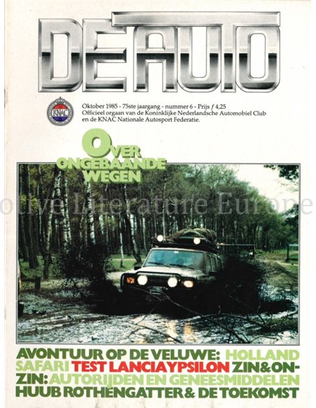 1985 DE AUTO MAGAZINE 06 NEDERLANDS