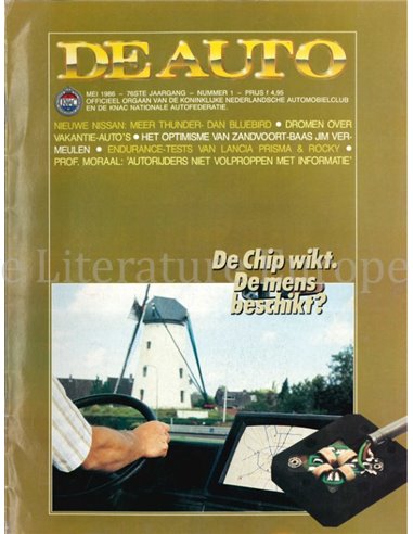1986 DE AUTO MAGAZINE 01 NEDERLANDS