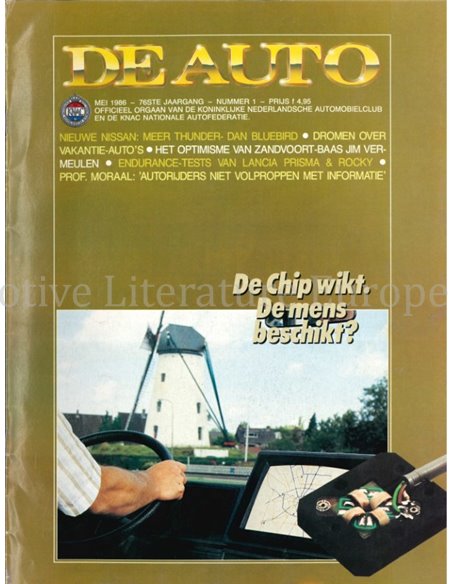 1986 DE AUTO MAGAZINE 01 NEDERLANDS
