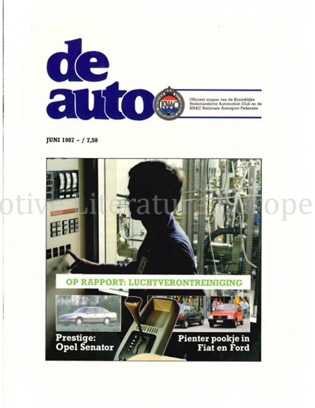 1987 DE AUTO MAGAZIN 06 NIEDERLÄNDISCH